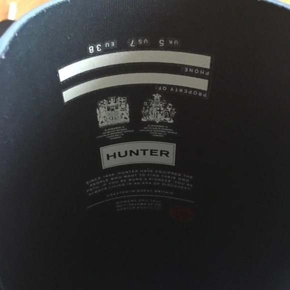 Hunter boots-Navy - Picture 5 of 5